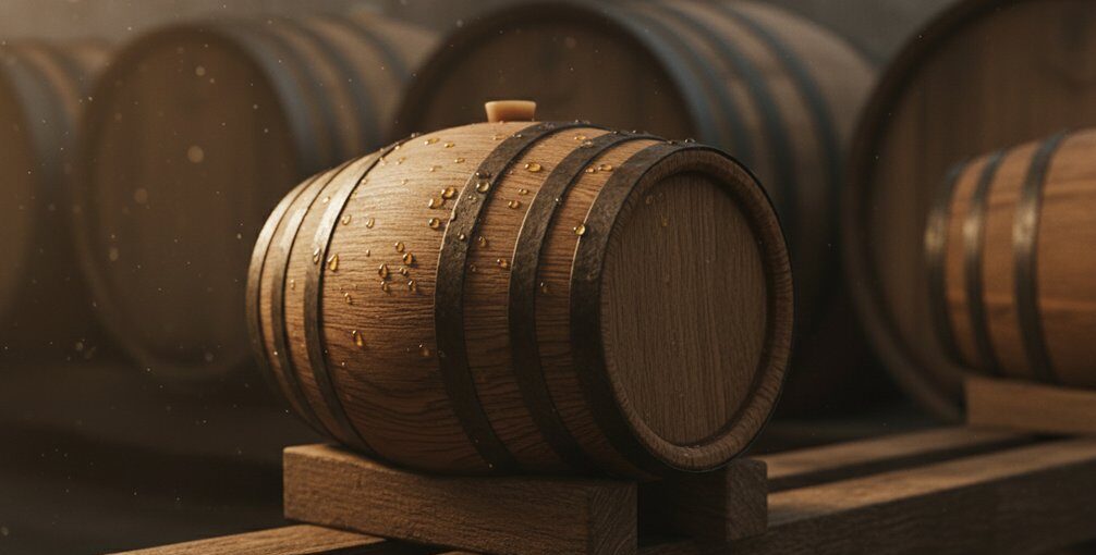 whiskey evaporation in barrels